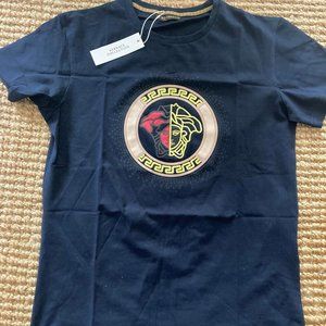 Versace Collection Blue Medusa Short-Sleeve T-Shirt (2xl) Fits like slim medium